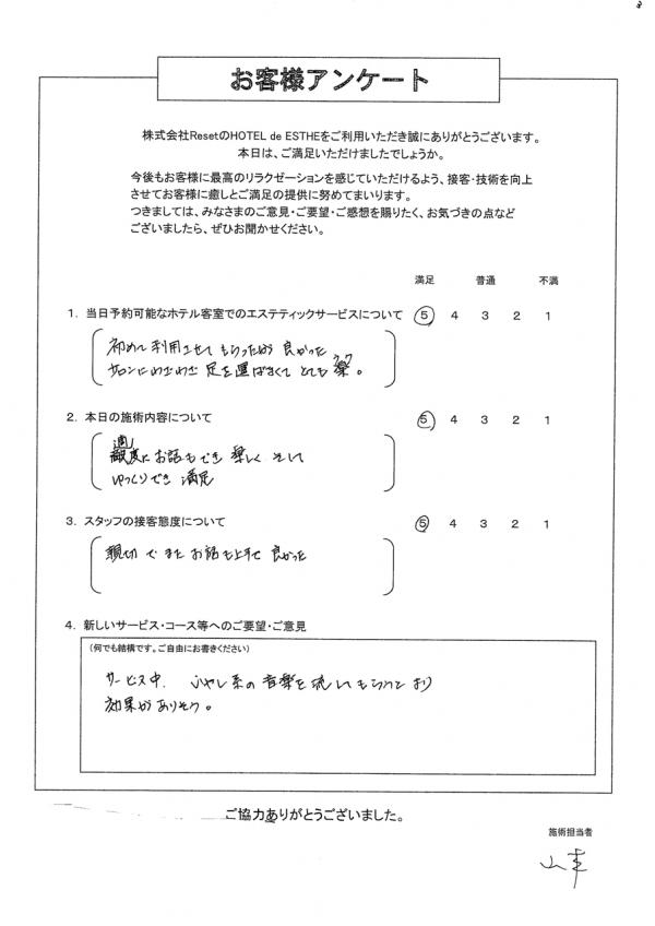 ����ͤ����������ץ쥼��ȤȤ���HOTEL de ESTHE�������줿�����͡ʣ�����ˤΤ����Ǥ���